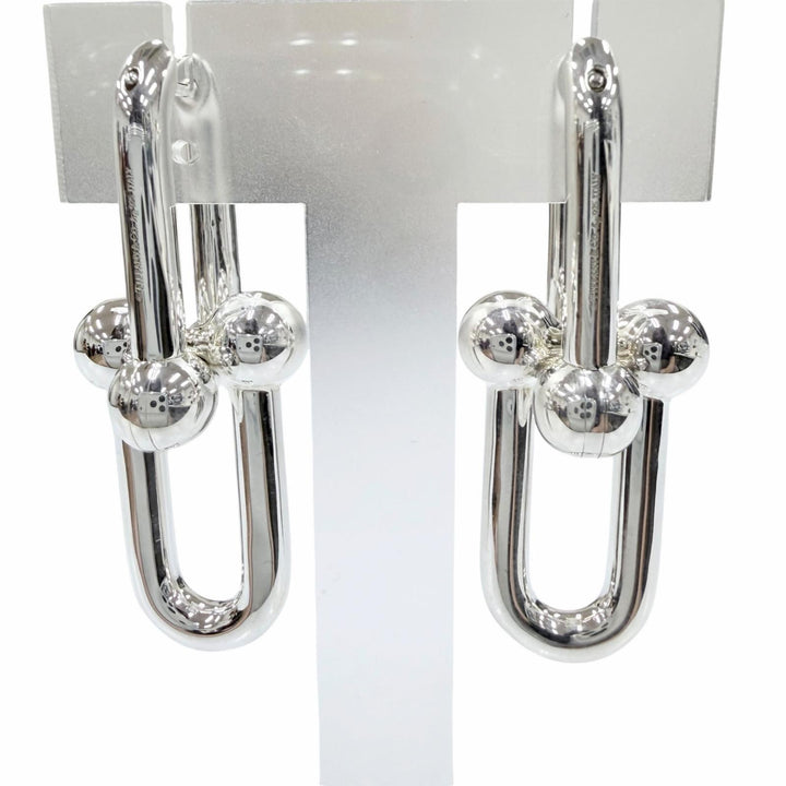 Excellent TIFFANY&Co. Pierce Extra Large Link Pierce Silver AG925 Women