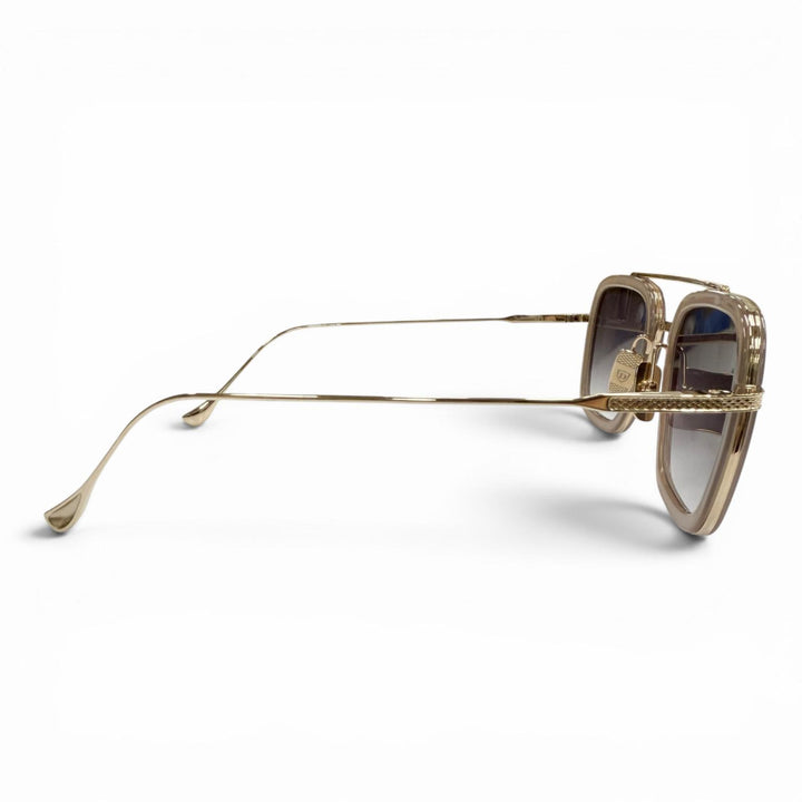 Pristine DITA sunglasses FLIGHT 006 Two-bridge gradient lenses gold mens 7806