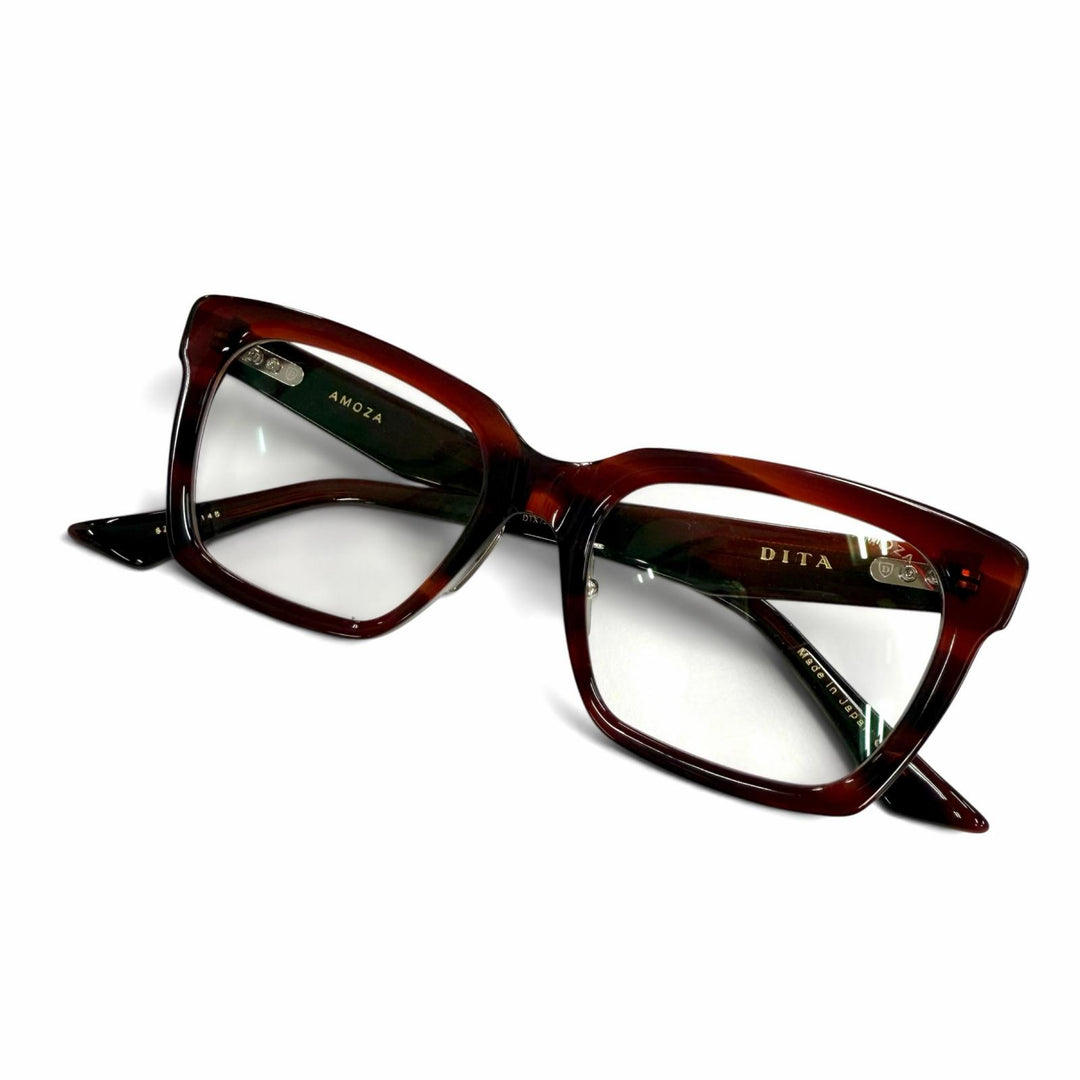 Pristine DITA Glasses AMOZA Clear red Women DTX734