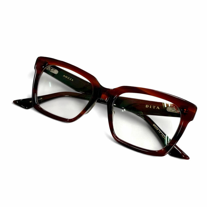 Pristine DITA Glasses AMOZA Clear red Women DTX734