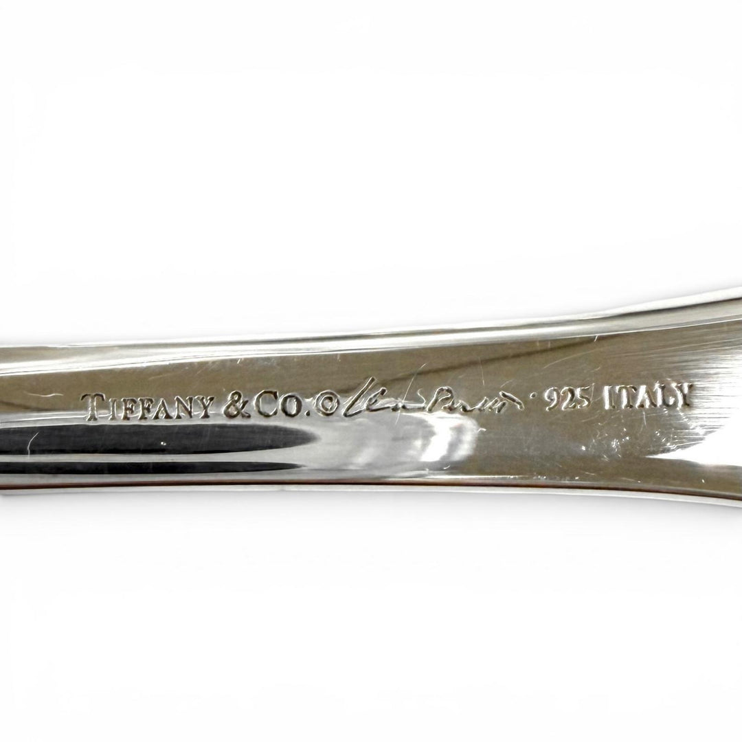 Excellent TIFFANY&Co. Tableware Open Heart Baby Set Silver 925 Kids