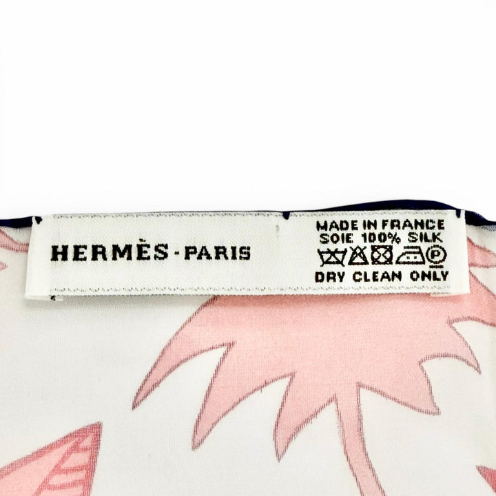 Excellent HERMES Stall Muslin Mythiques Phoenix Long scarf Red silk Women