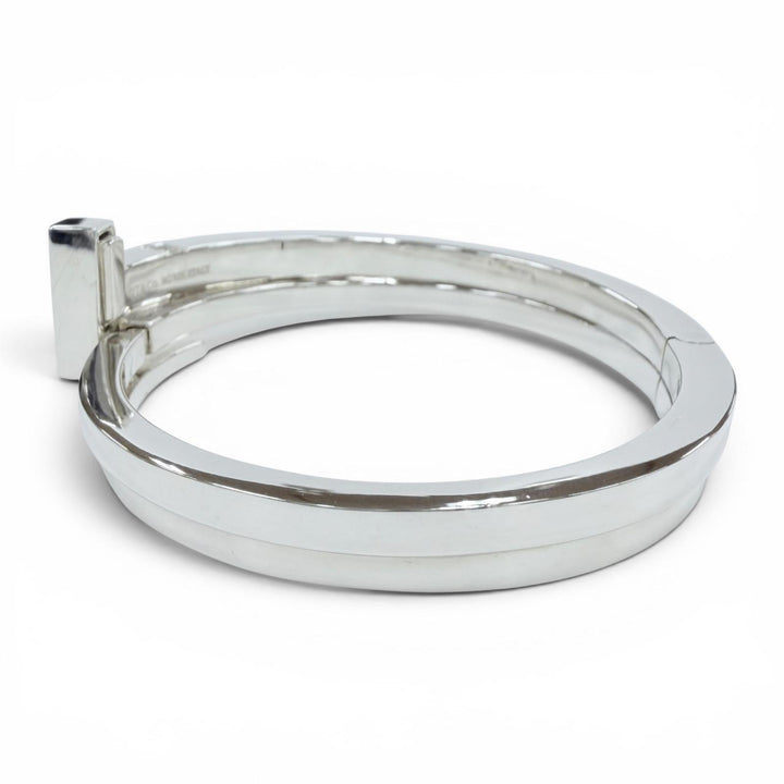 Great TIFFANY&Co. Bangle T square wrap Silver 925 Women