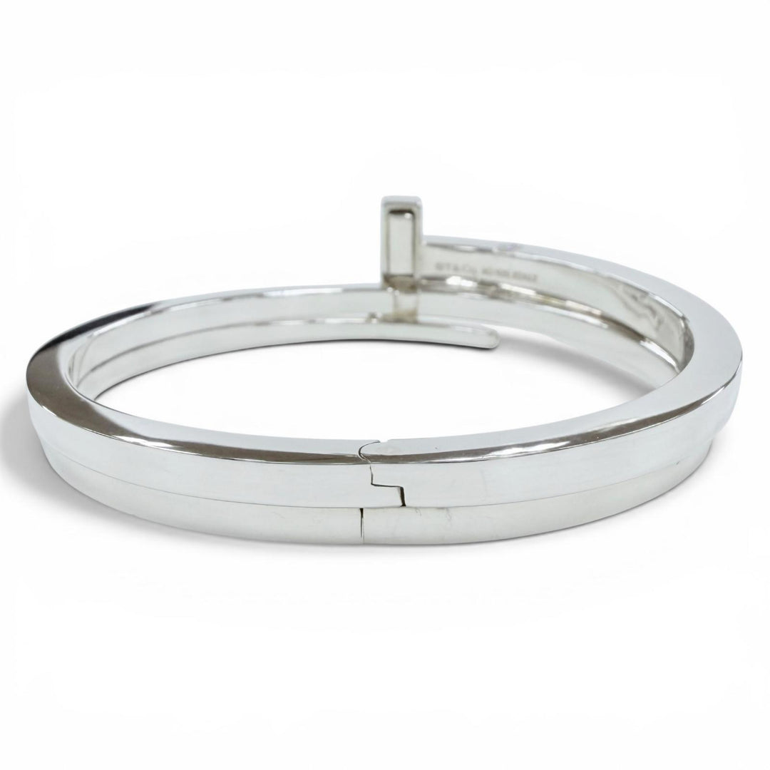 Great TIFFANY&Co. Bangle T square wrap Silver 925 Women