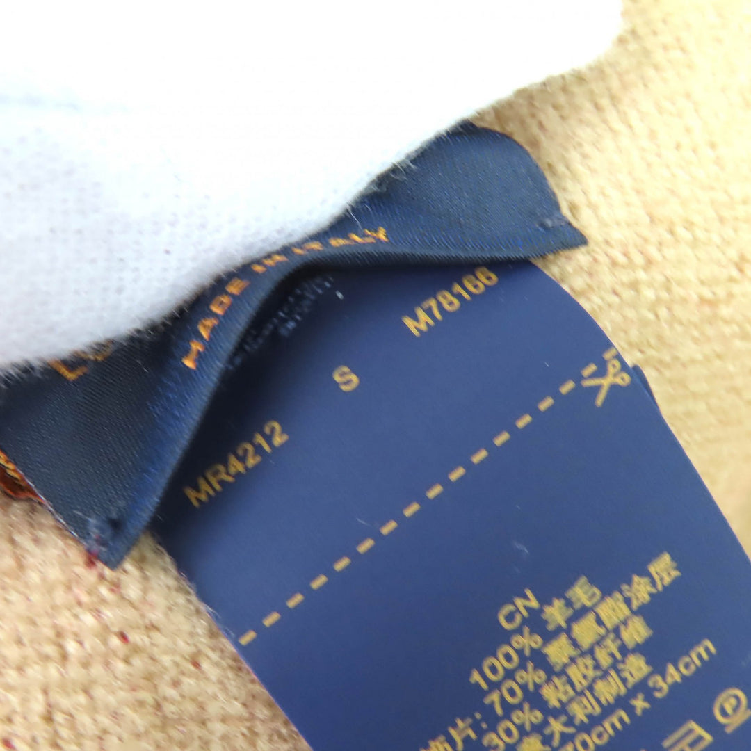 Excellent LOUIS VUITTON Scarf Echarpe LV Essential Precious Rabbit M78166