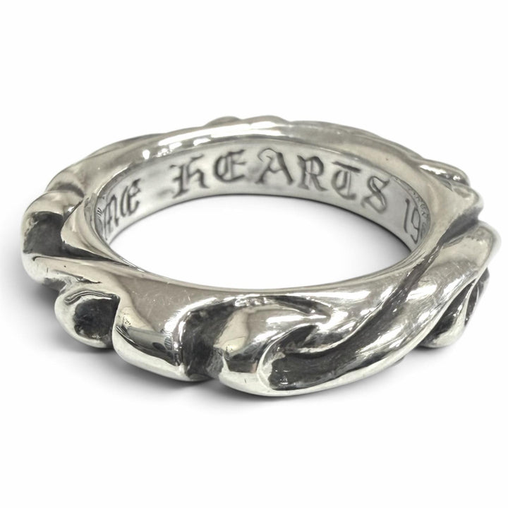 Excellent CHROME HEARTS Ring ring SCRL BAND Scroll Band