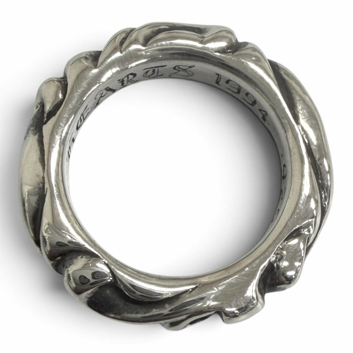 Excellent CHROME HEARTS Ring ring SCRL BAND Scroll Band