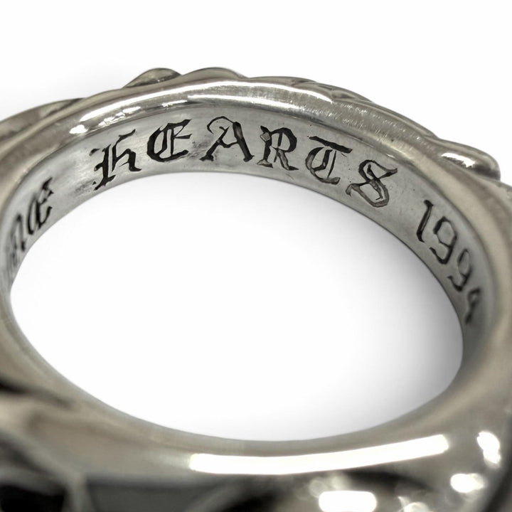 Excellent CHROME HEARTS Ring ring SCRL BAND Scroll Band