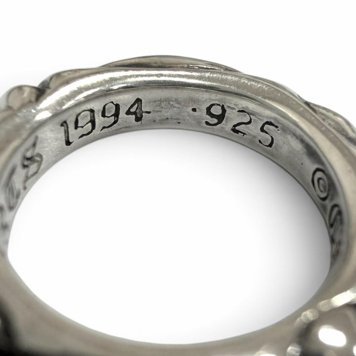 Excellent CHROME HEARTS Ring ring SCRL BAND Scroll Band