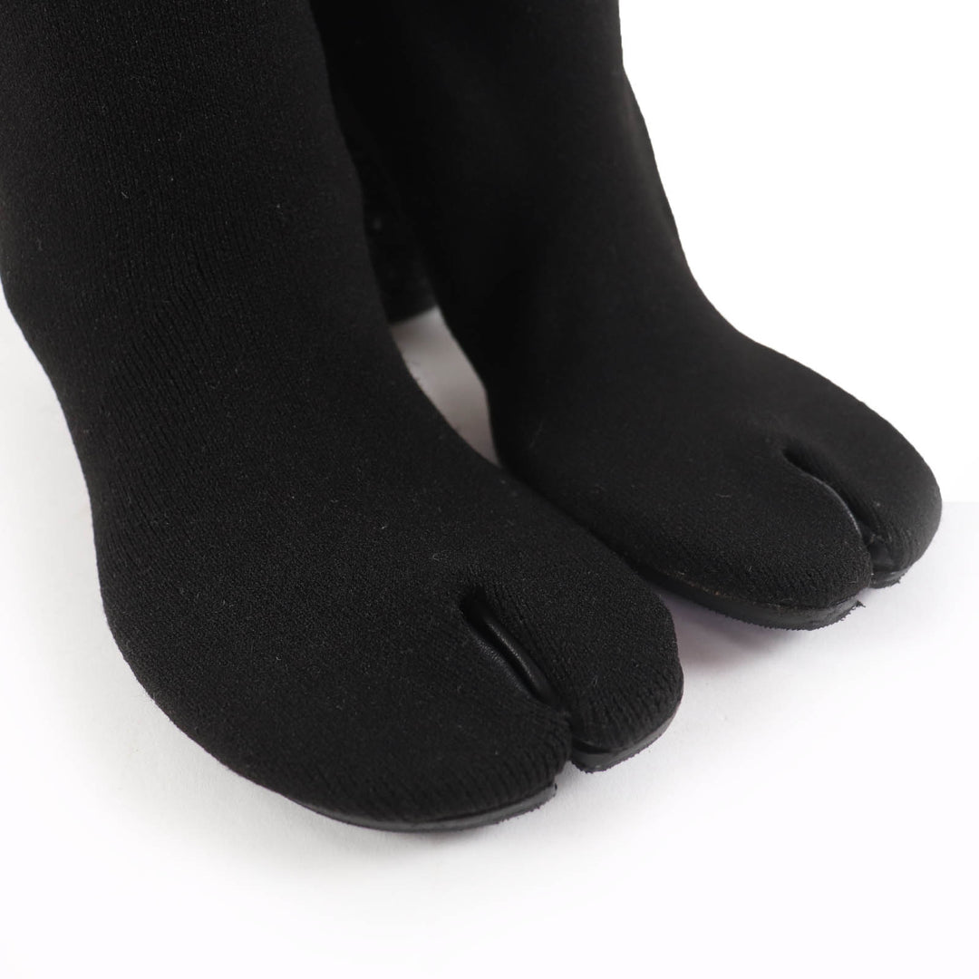Pristine Maison Margiela 22 Knee high boots Tabi Tabi black Women 37.5 S58WW0082
