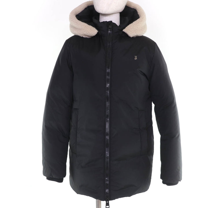 Excellent Herno down coat Kids (adults welcome) black Nylon Women PI000034X