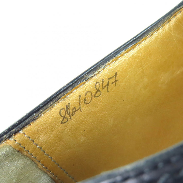 Discounted Very Good Berluti Leather shoes Monk strap plain toe Black series 8.5