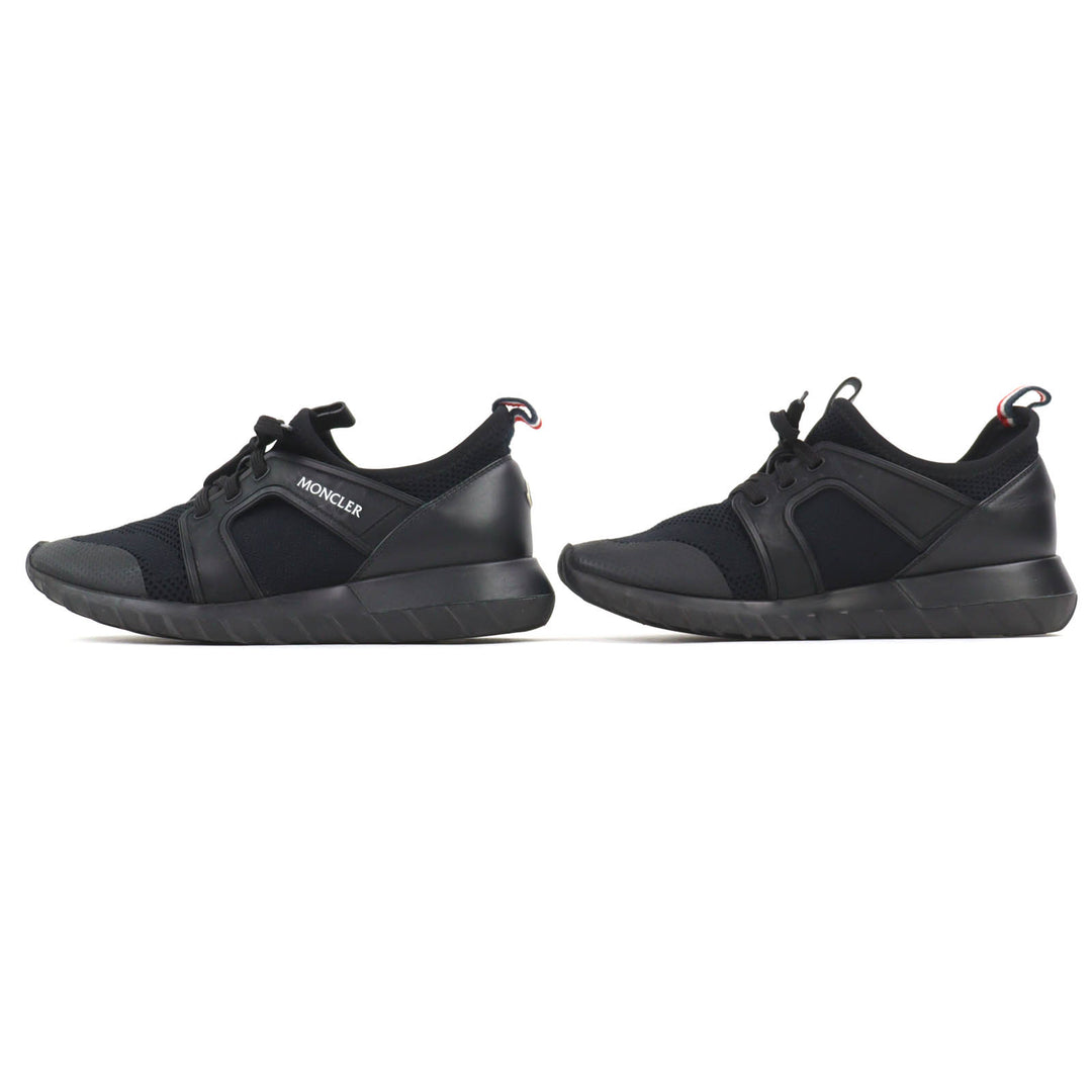 Discounted Great MONCLER sneakers EmiliaTrainers Emilia Logo patch mesh sporty black