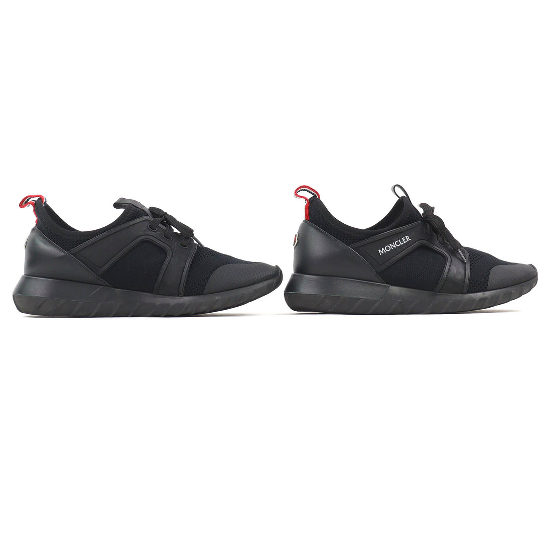 Discounted Great MONCLER sneakers EmiliaTrainers Emilia Logo patch mesh sporty black