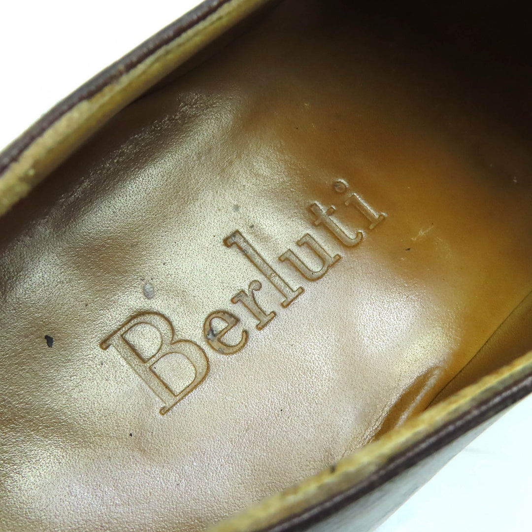 Discounted Very Good Berluti Leather shoes RAPIECE-REPRISE Scritto calligraphy Patine 5.5