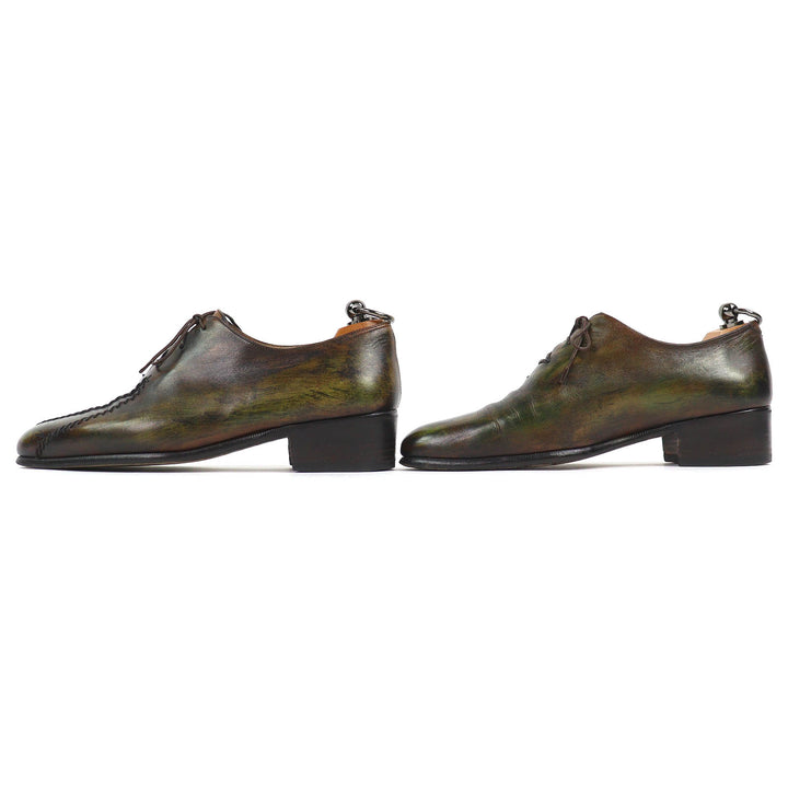 Discounted Very Good Berluti Leather shoes RAPIECE-REPRISE Scritto calligraphy Patine 5.5