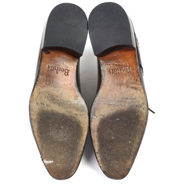 Discounted Very Good Berluti Leather shoes RAPIECE-REPRISE Scritto calligraphy Patine 5.5