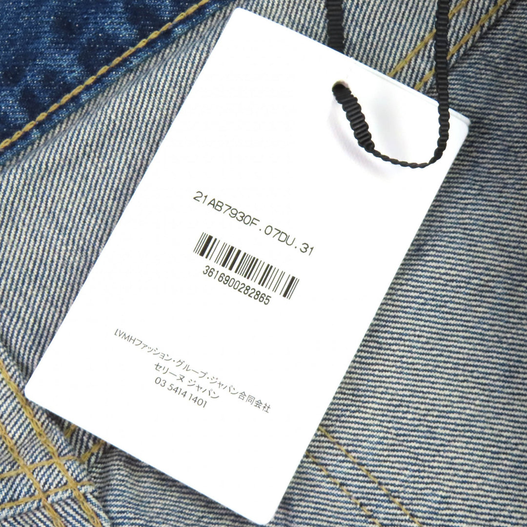 Discounted Great CELINE Denim pants Washed finish, button fly. Indigo 31 1AB7 930F 07DU