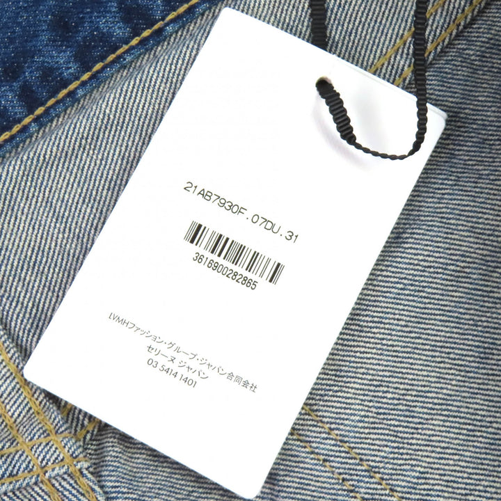 Discounted Great CELINE Denim pants Washed finish, button fly. Indigo 31 1AB7 930F 07DU
