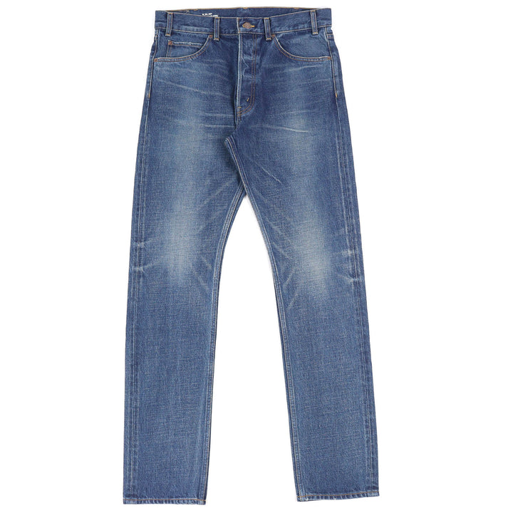 Discounted Great CELINE Denim pants Washed finish, button fly. Indigo 31 1AB7 930F 07DU