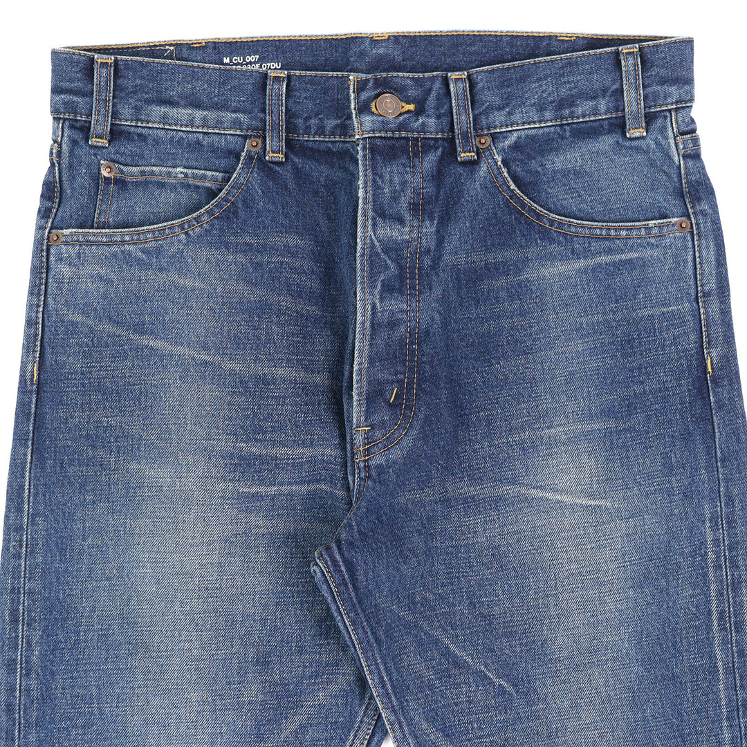 Discounted Great CELINE Denim pants Washed finish, button fly. Indigo 31 1AB7 930F 07DU