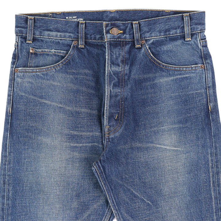 Discounted Great CELINE Denim pants Washed finish, button fly. Indigo 31 1AB7 930F 07DU