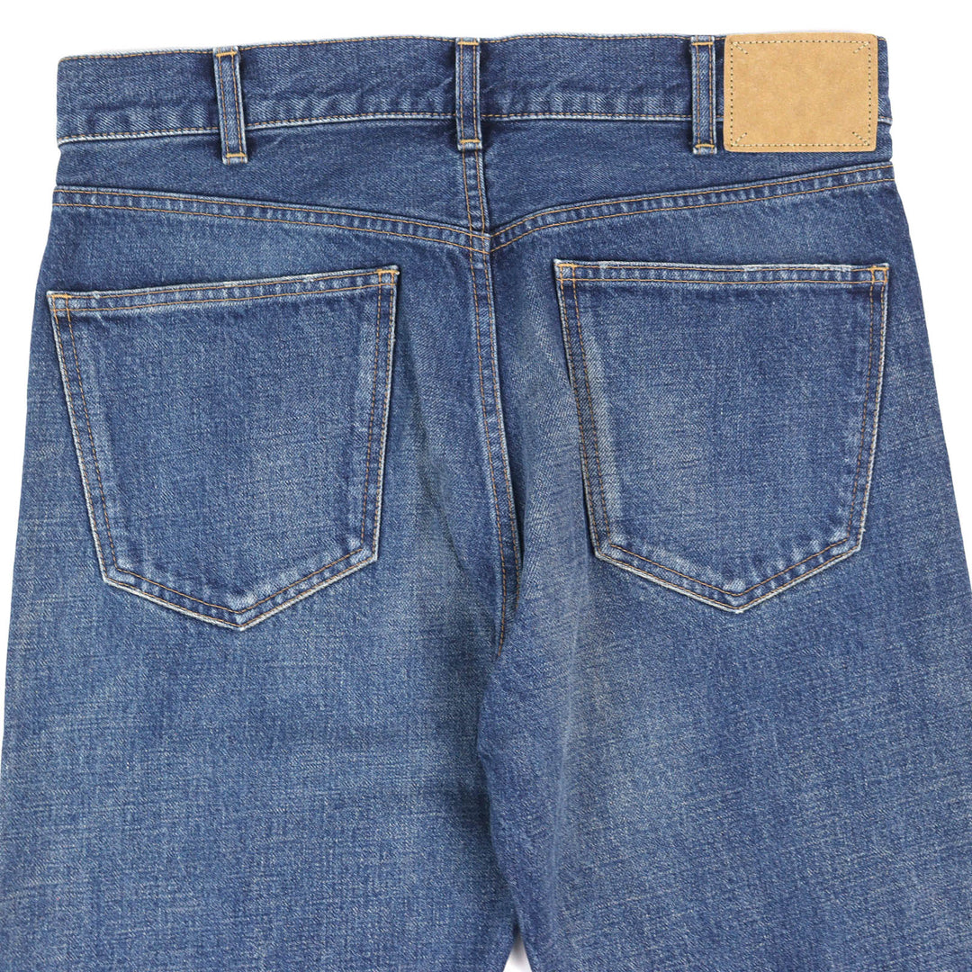 Discounted Great CELINE Denim pants Washed finish, button fly. Indigo 31 1AB7 930F 07DU