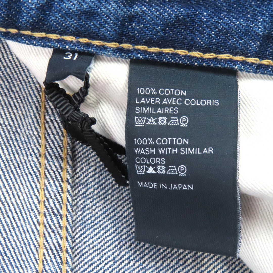 Discounted Great CELINE Denim pants Washed finish, button fly. Indigo 31 1AB7 930F 07DU