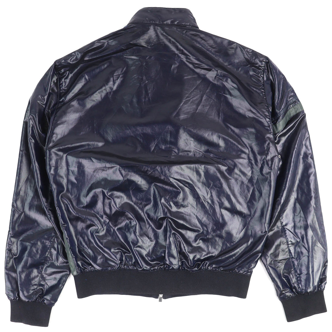 Discounted Great HERMES Nylon jacket Sellier Button Track Jacket Navy mens 46