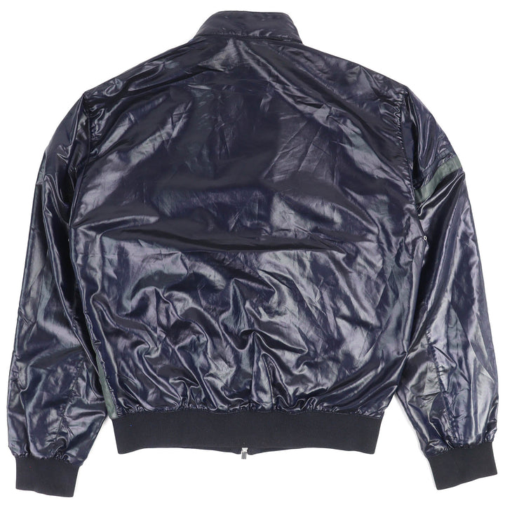 Discounted Great HERMES Nylon jacket Sellier Button Track Jacket Navy mens 46
