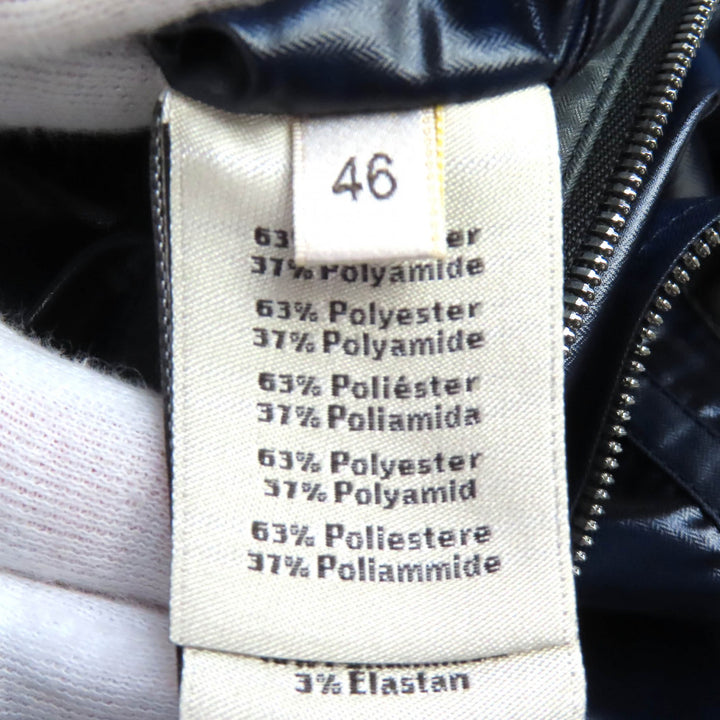 Discounted Great HERMES Nylon jacket Sellier Button Track Jacket Navy mens 46