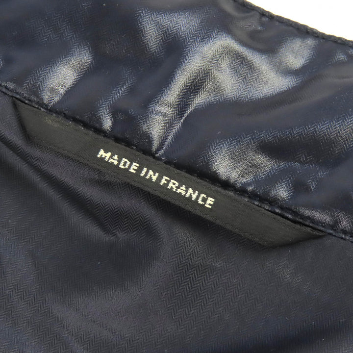 Discounted Great HERMES Nylon jacket Sellier Button Track Jacket Navy mens 46