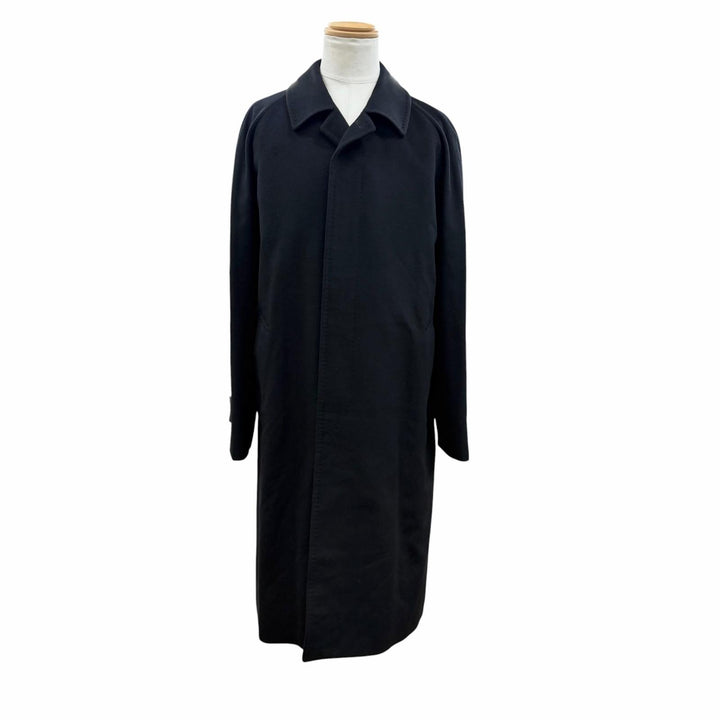 Excellent BURBERRY LONDON coat Figurine tailoring black cashmere mens