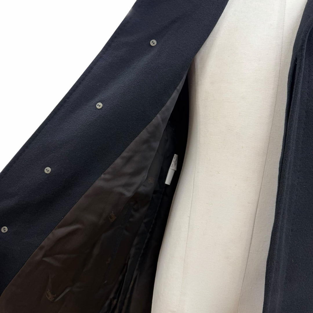 Excellent BURBERRY LONDON coat Figurine tailoring black cashmere mens