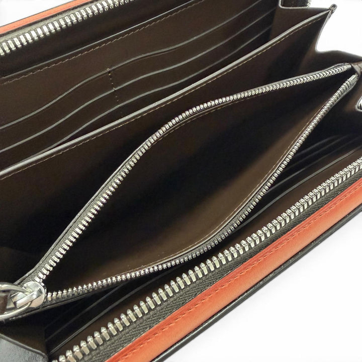 Great BERLUTI Purse Itauba Wide Gradient Maxi Long Zip Wallet scritto leather
