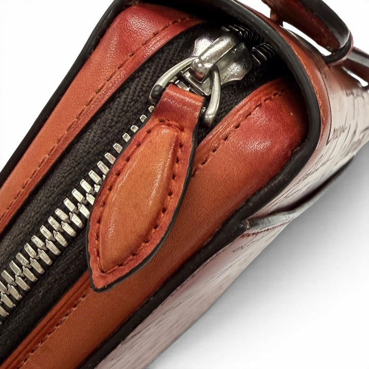Great BERLUTI Purse Itauba Wide Gradient Maxi Long Zip Wallet scritto leather