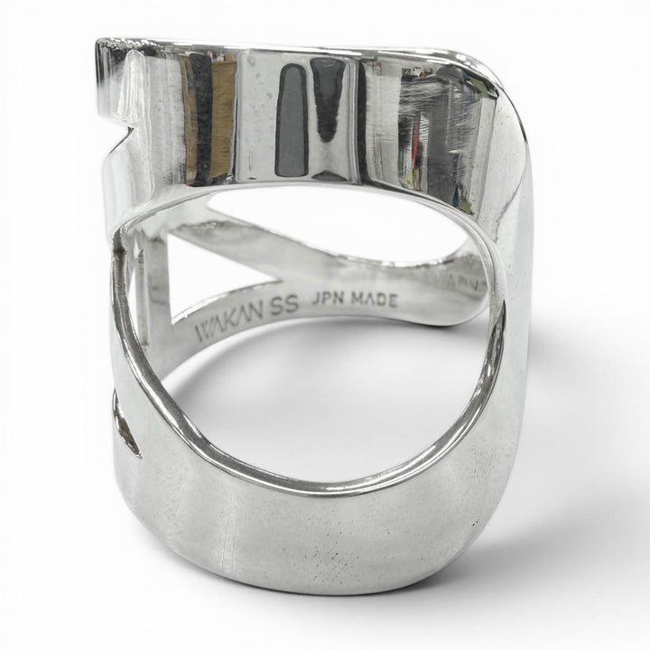 Great Bangle WAKAN SILVER SMITH See through Mobius bangle Silver 925 mens BN-057