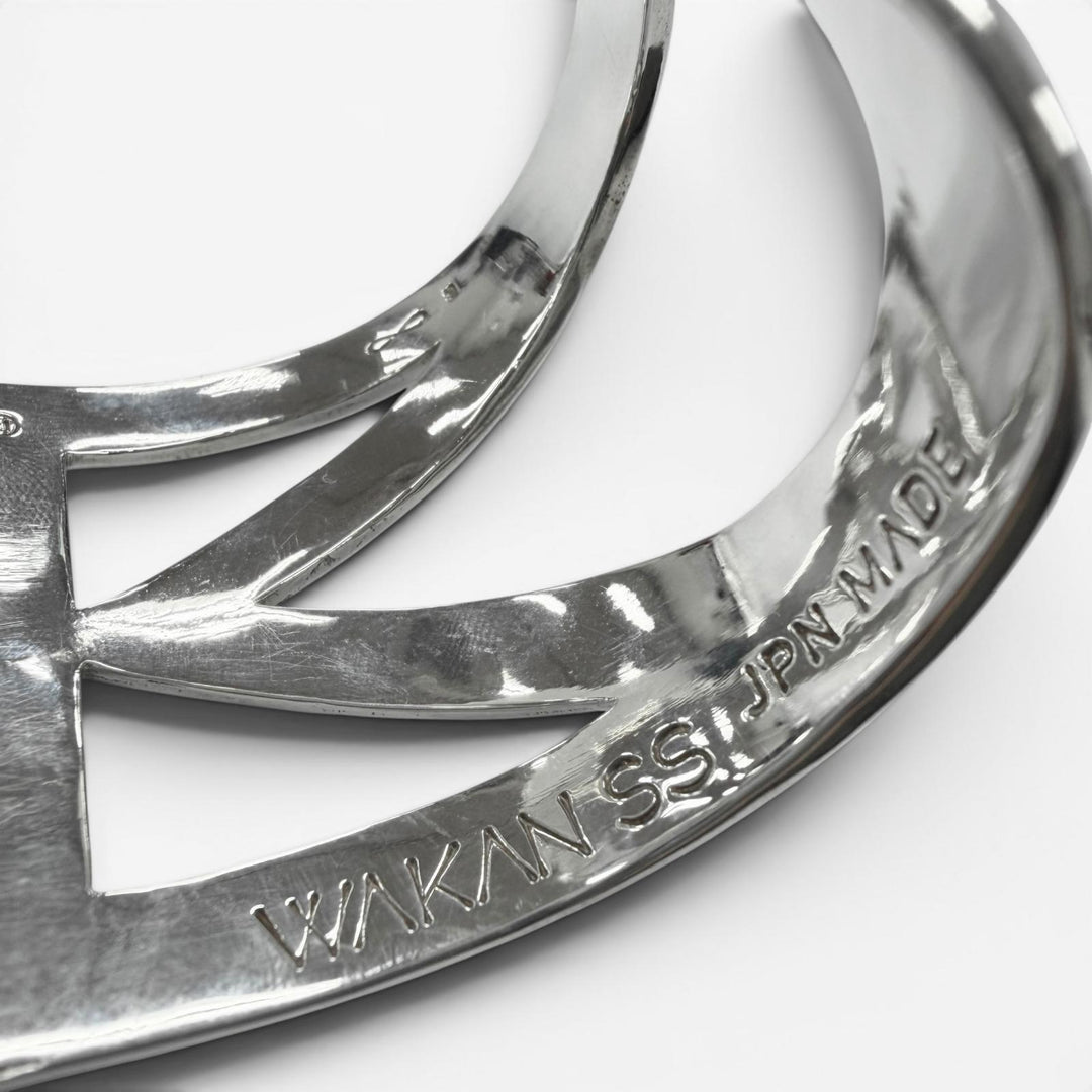Great Bangle WAKAN SILVER SMITH See through Mobius bangle Silver 925 mens BN-057