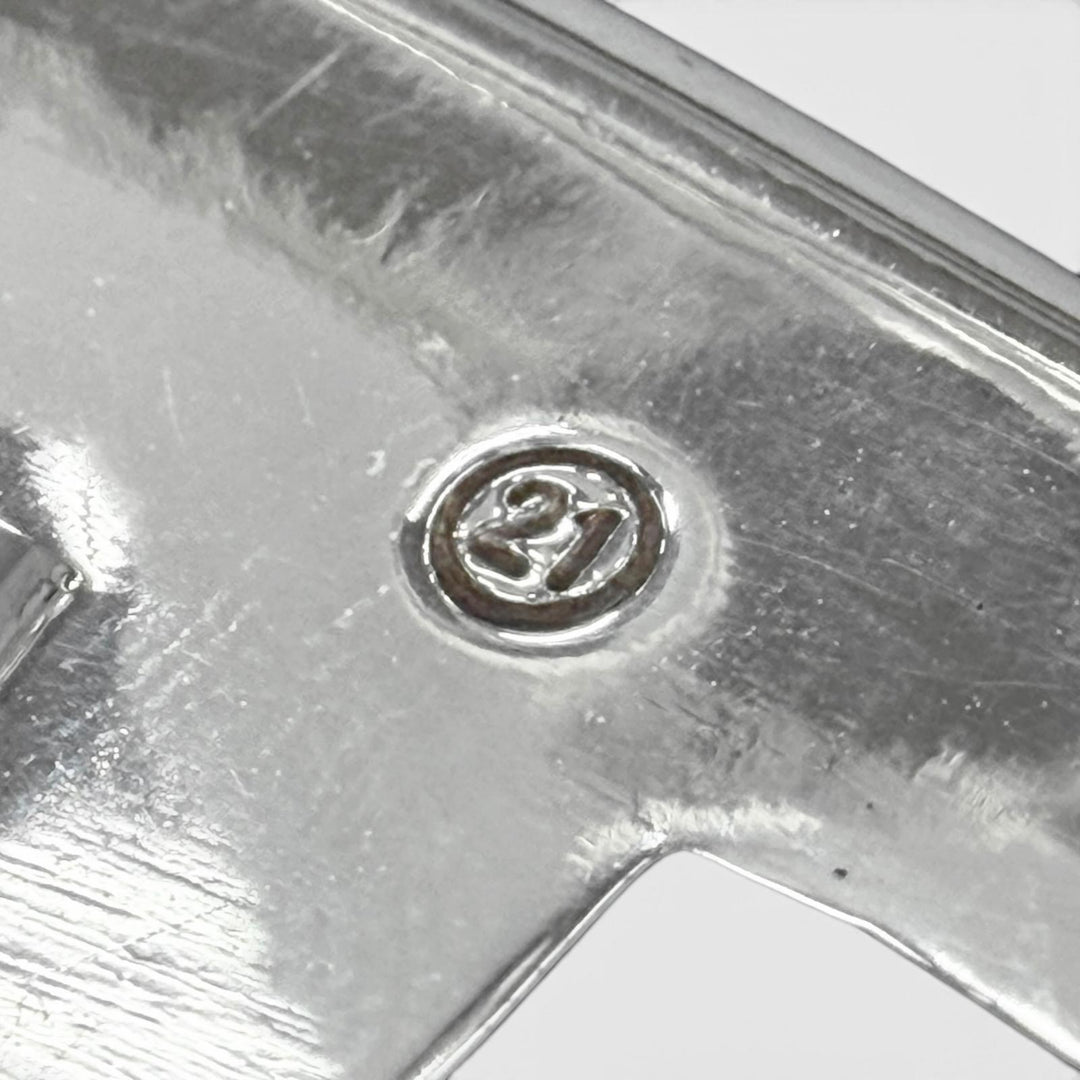 Great Bangle WAKAN SILVER SMITH See through Mobius bangle Silver 925 mens BN-057