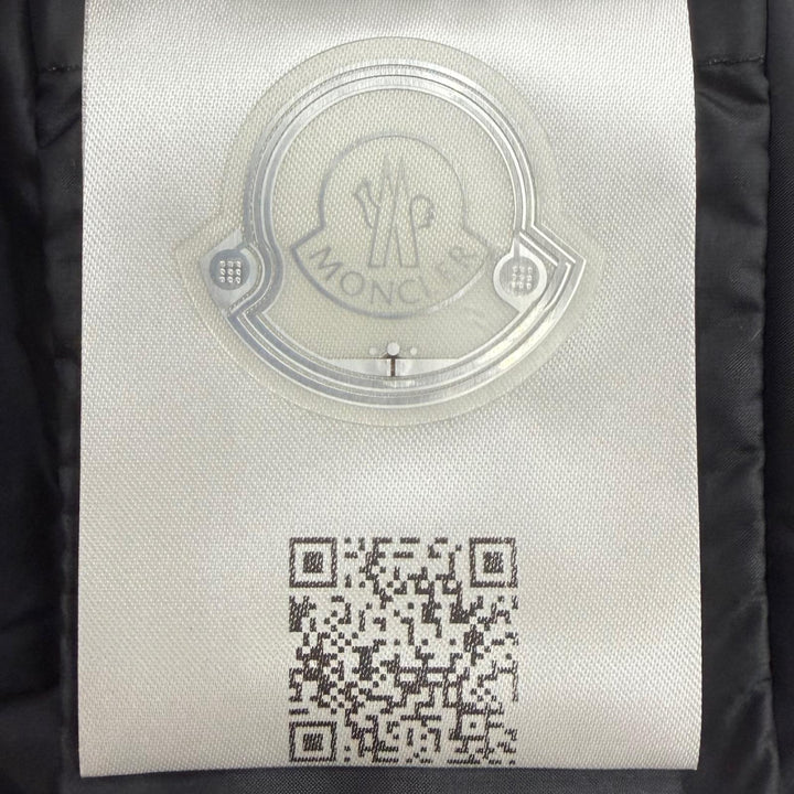 Great MONCLER Down jacket SELVES Double zip-up with logo patch black mens 3