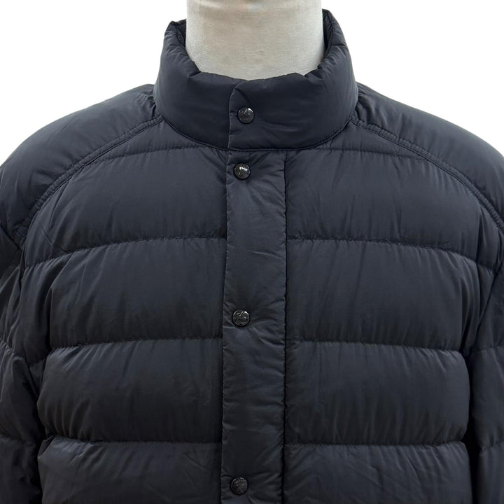 Great MONCLER Down jacket SELVES Double zip-up with logo patch black mens 3