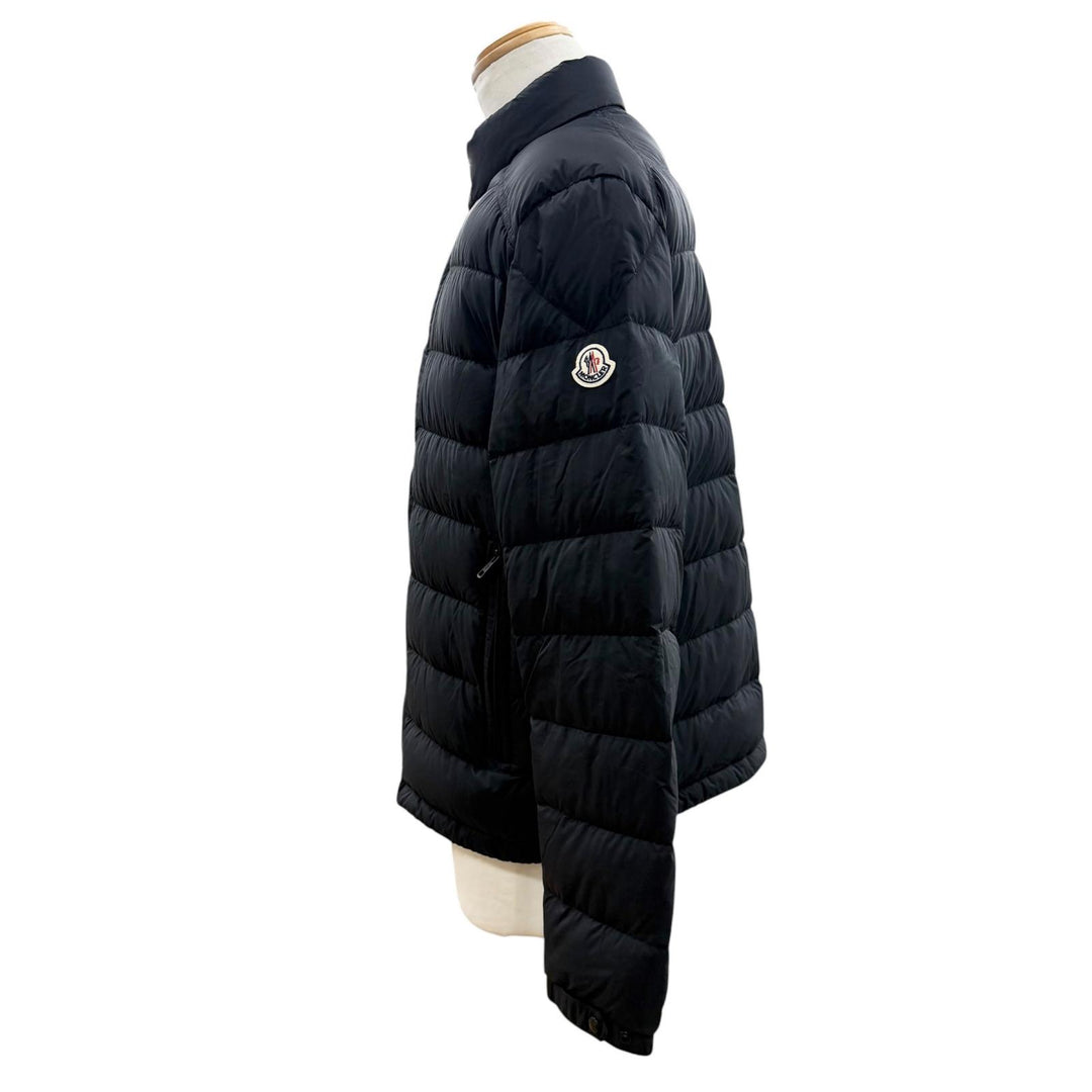 Great MONCLER Down jacket SELVES Double zip-up with logo patch black mens 3