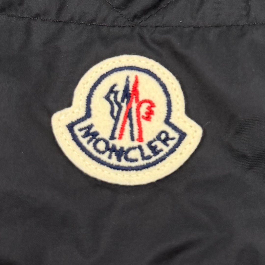 Great MONCLER Down jacket SELVES Double zip-up with logo patch black mens 3