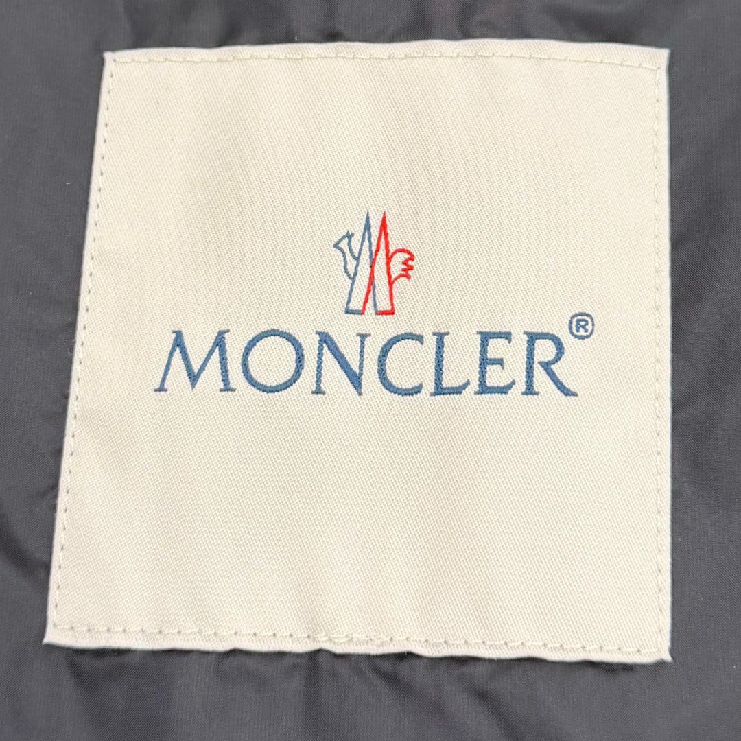 Great MONCLER Down jacket SELVES Double zip-up with logo patch black mens 3