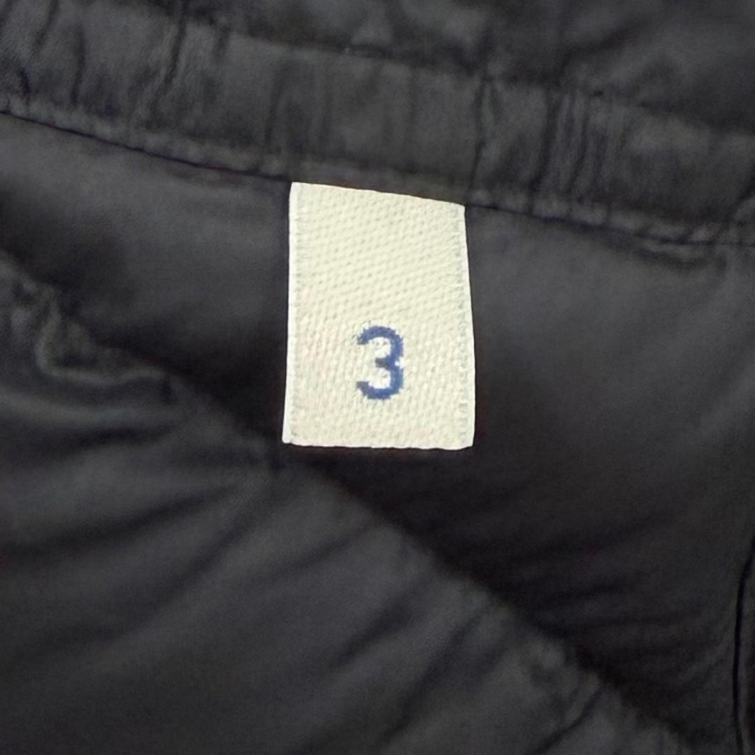 Great MONCLER Down jacket SELVES Double zip-up with logo patch black mens 3