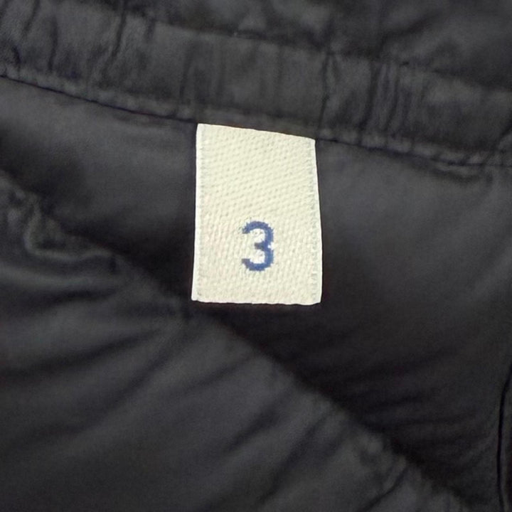 Great MONCLER Down jacket SELVES Double zip-up with logo patch black mens 3