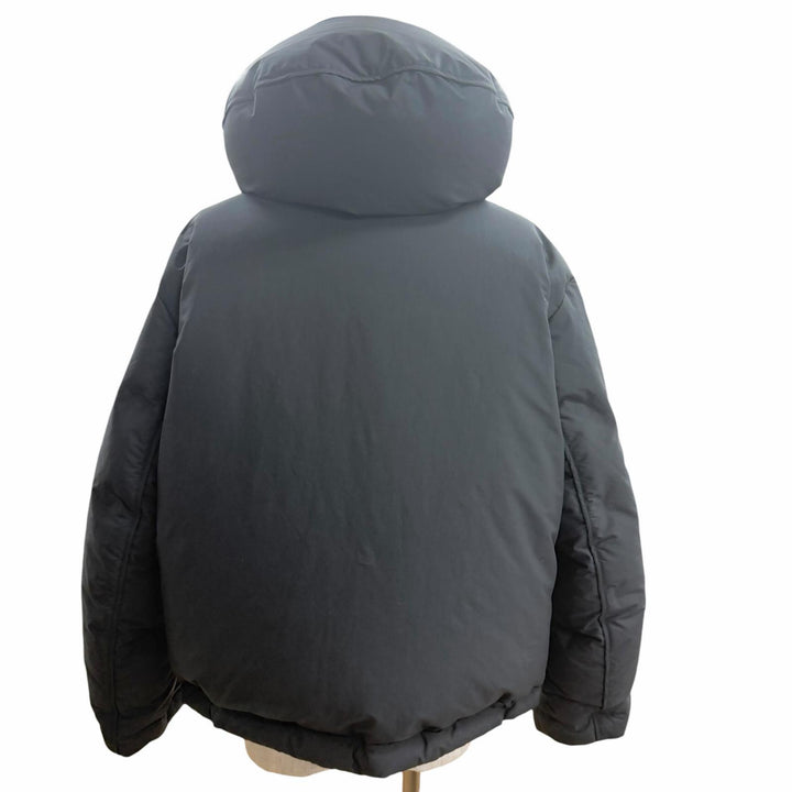 Great Salvatore Ferragamo Down jacket GanciniMetal Hooded Gray