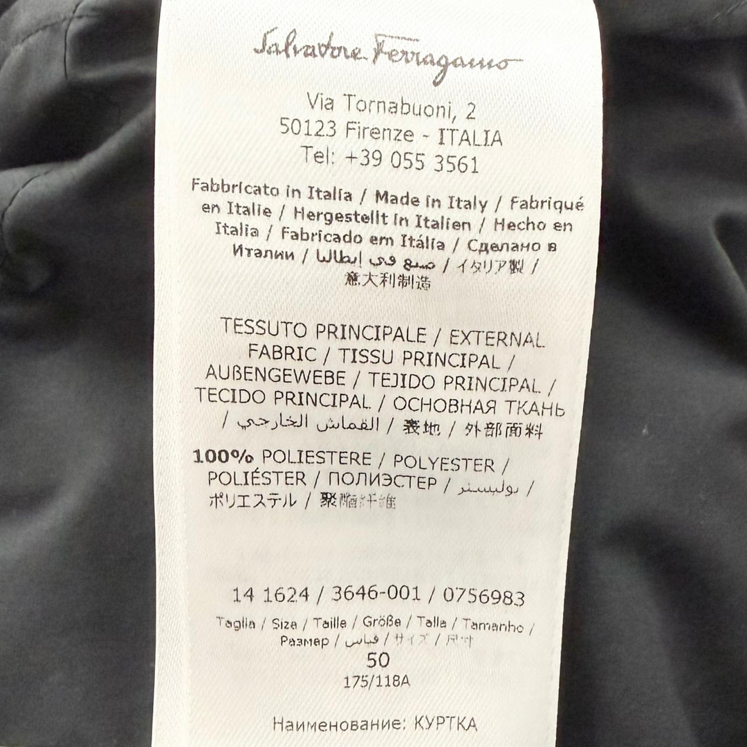 Great Salvatore Ferragamo Down jacket GanciniMetal Hooded Gray