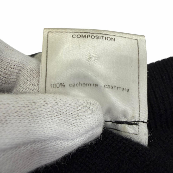 Great CHANEL Short sleeve knit COCO Mark polo shirt cashmere 38 04A P24422V01664