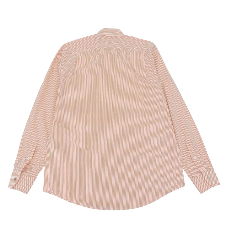 Great HERMES Long sleeve shirt With serie buttons Orange cotton mens 41